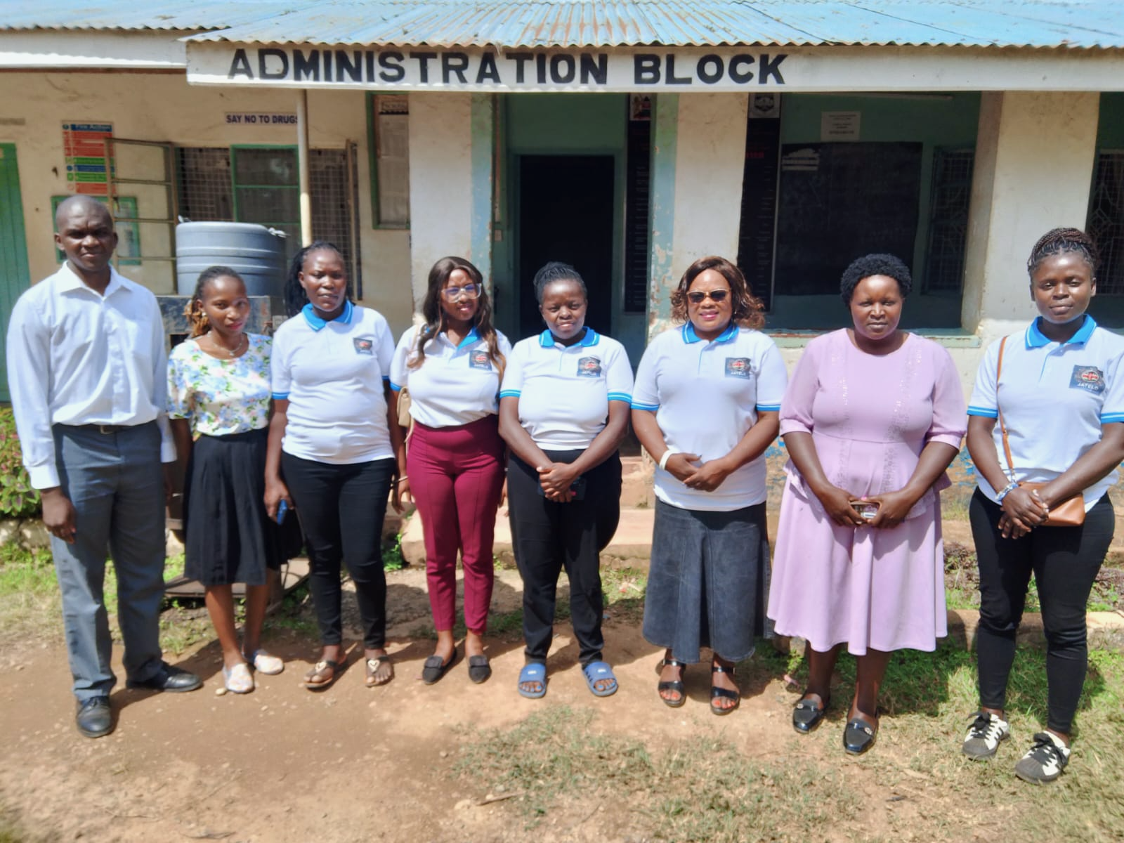 Jatelo Foundation Team at Essaba School